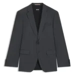 BOSS ONE Slim-fit suit jacket in virgin-wool serge