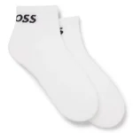 Two-pack of ankle-length socks in stretch fabric