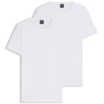 Two-pack of underwear T-shirts in stretch cotton