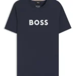 Cotton-jersey T-shirt with logo print
