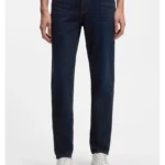 Maine regular-fit jeans in dark-blue denim