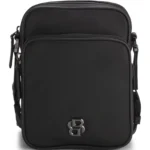 Twill reporter bag with adjustable logo strap