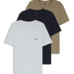 Three-pack of underwear T-shirts in cotton