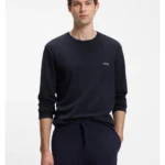 Ottoman pyjama T-shirt with embroidered logo