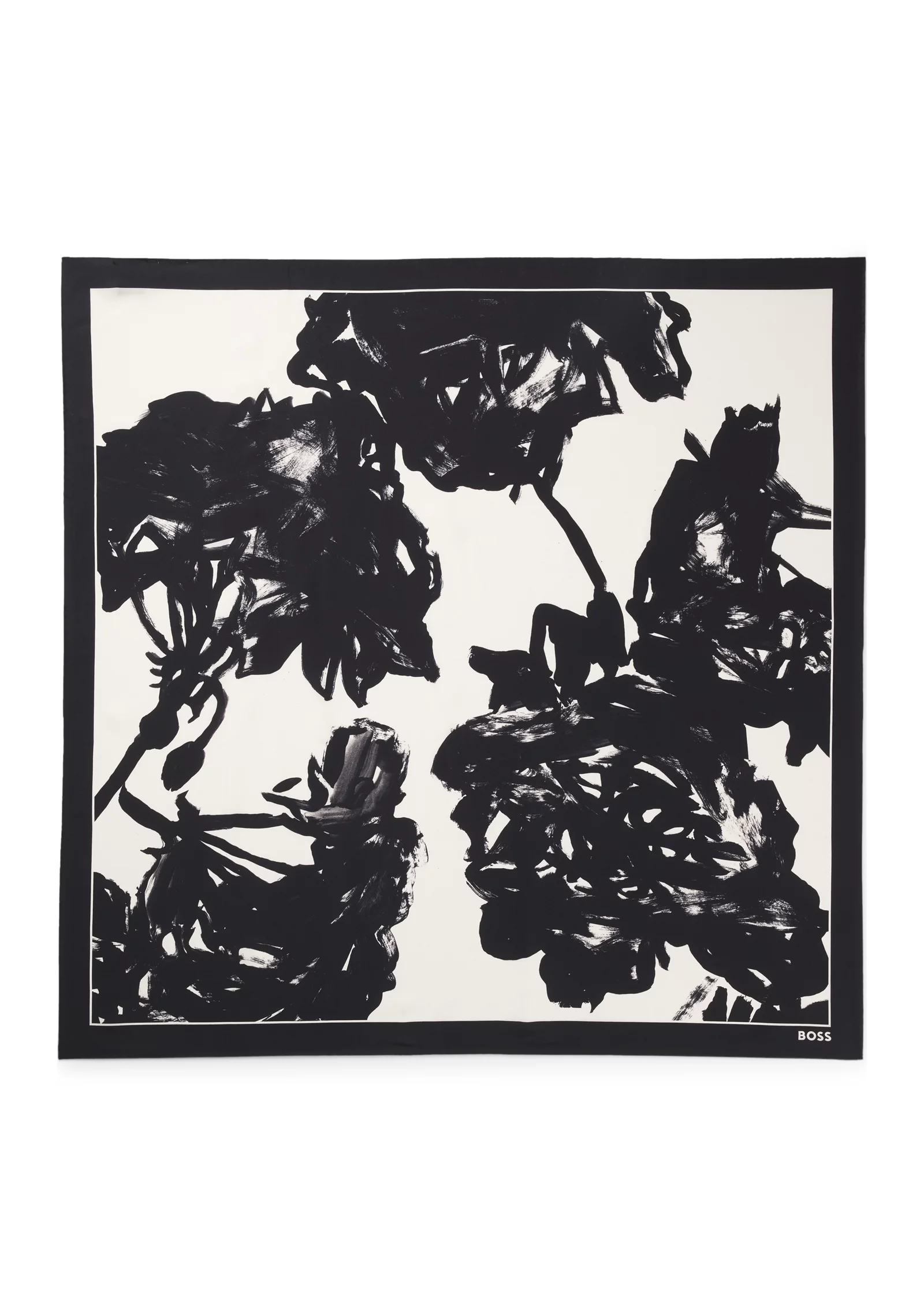 hbeu50536118_001_200 Italian-made scarf in printed silk twill - Image 1