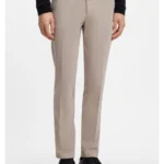 Slim-fit trousers in stretch-cotton gabardine
