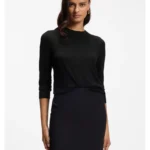 Slim-fit crew-neck sweater in merino wool