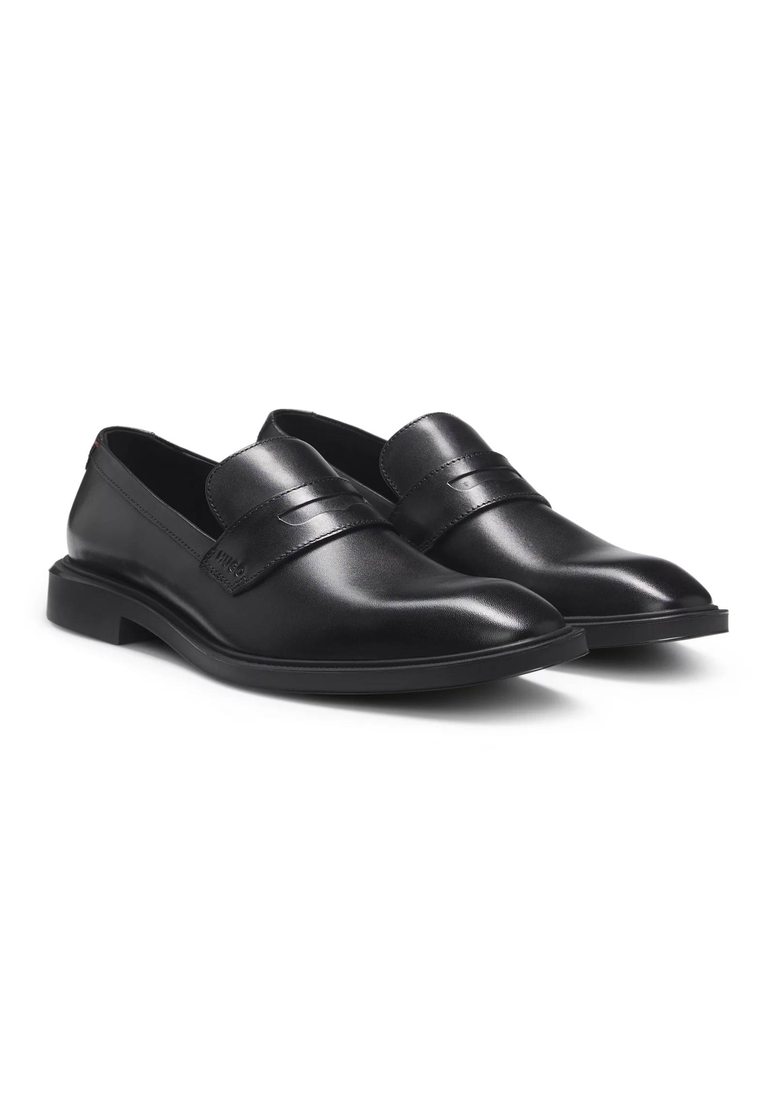 hbeu50548435_001_200 Leather loafers with penny trim - Image 1