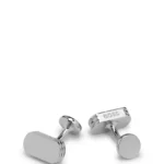 Cufflinks with engraved logo