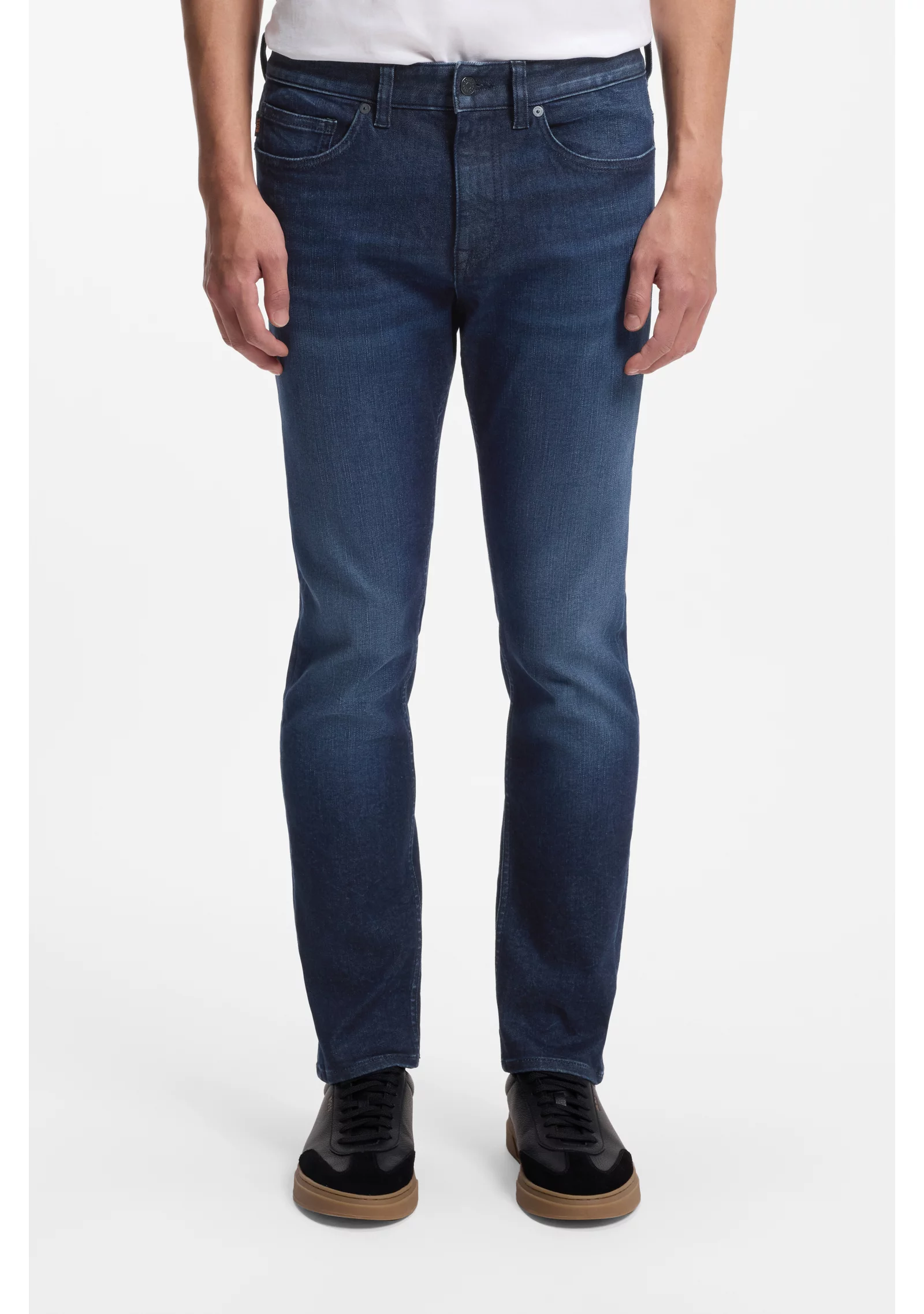 hbeu50553397_407_350 Delaware slim-fit jeans in blue stretch denim - Image 1