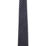 Silk tie with jacquard pattern
