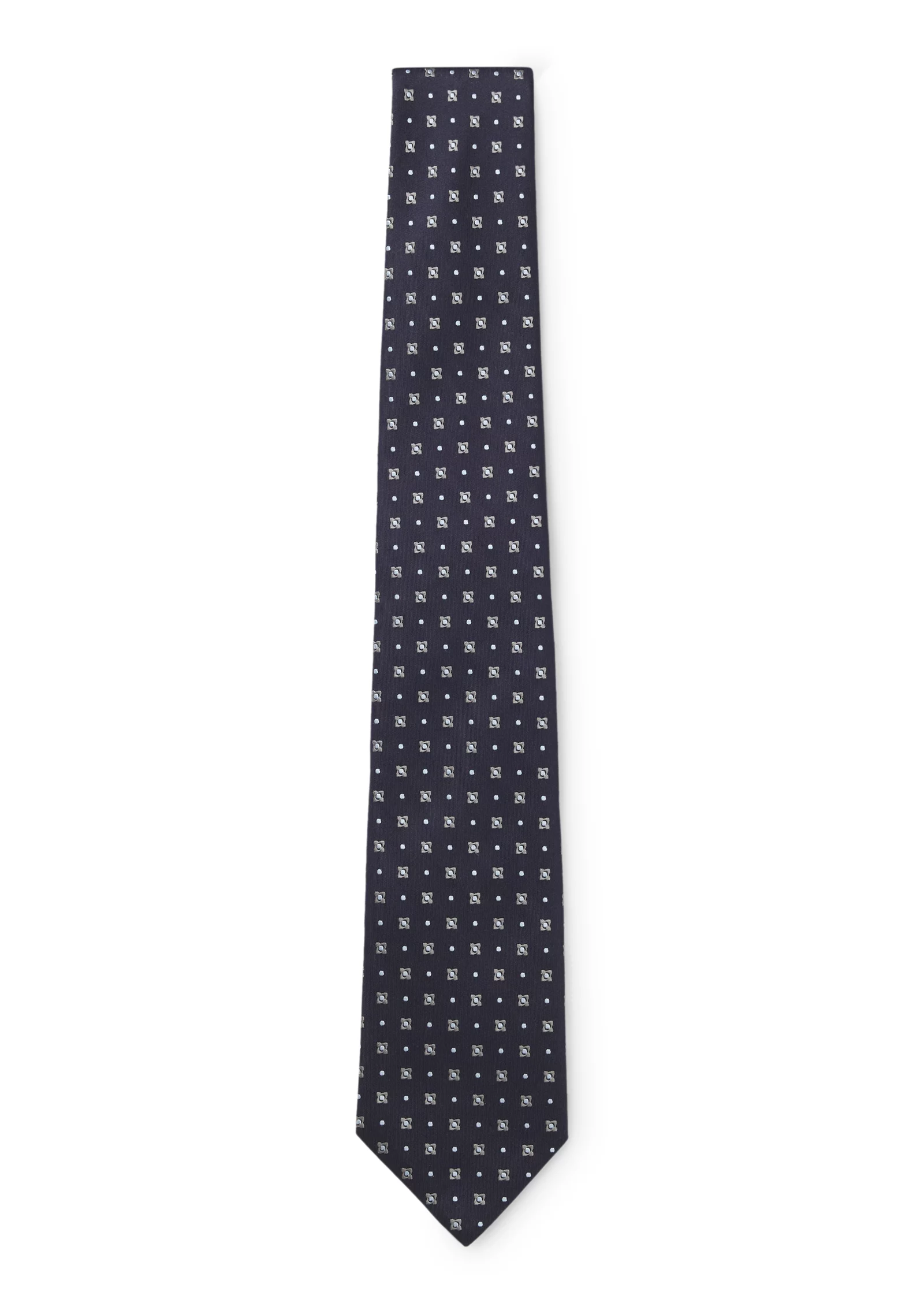 hbeu50555614_404_200 Silk tie with jacquard pattern - Image 1