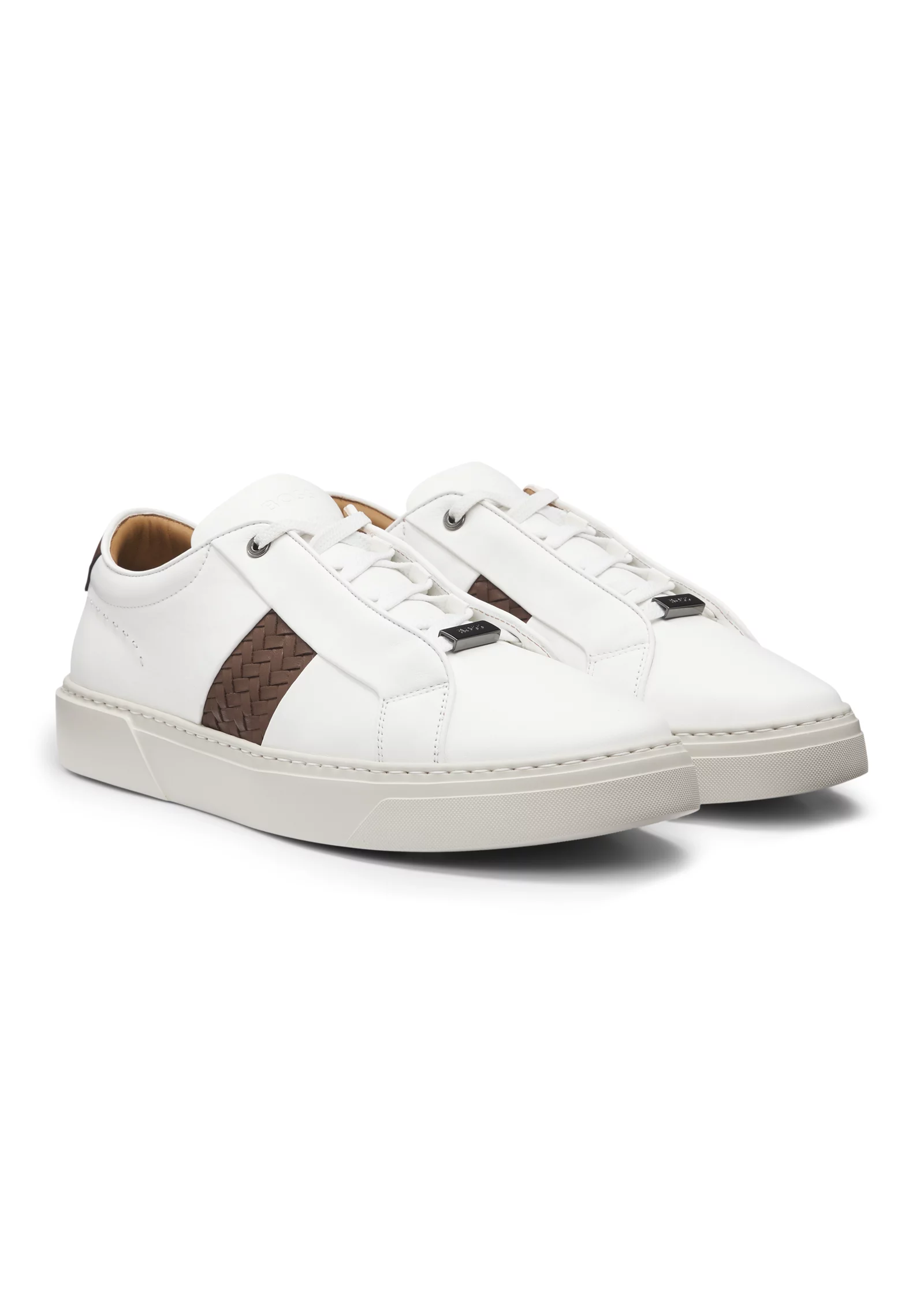 hbeu50555667_115_200 Gary trainers with woven details - Image 1