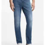 Delaware slim-fit jeans in blue soft-motion denim