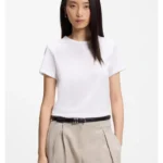 Cotton-jersey slim-fit T-shirt with Double B monogram