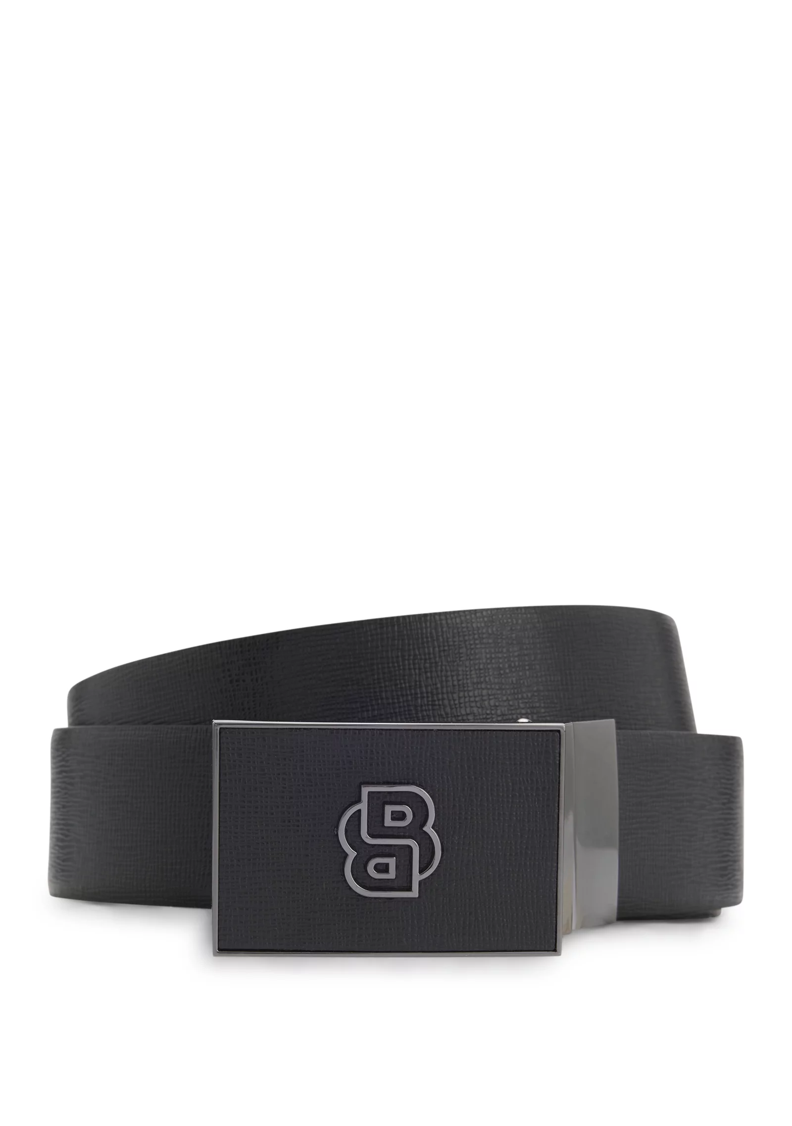 hbeu50558761_001_200 Reversible belt in Italian leather with interchangeable buckles - Image 1