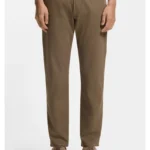 Maine regular-fit trousers in stretch-cotton twill