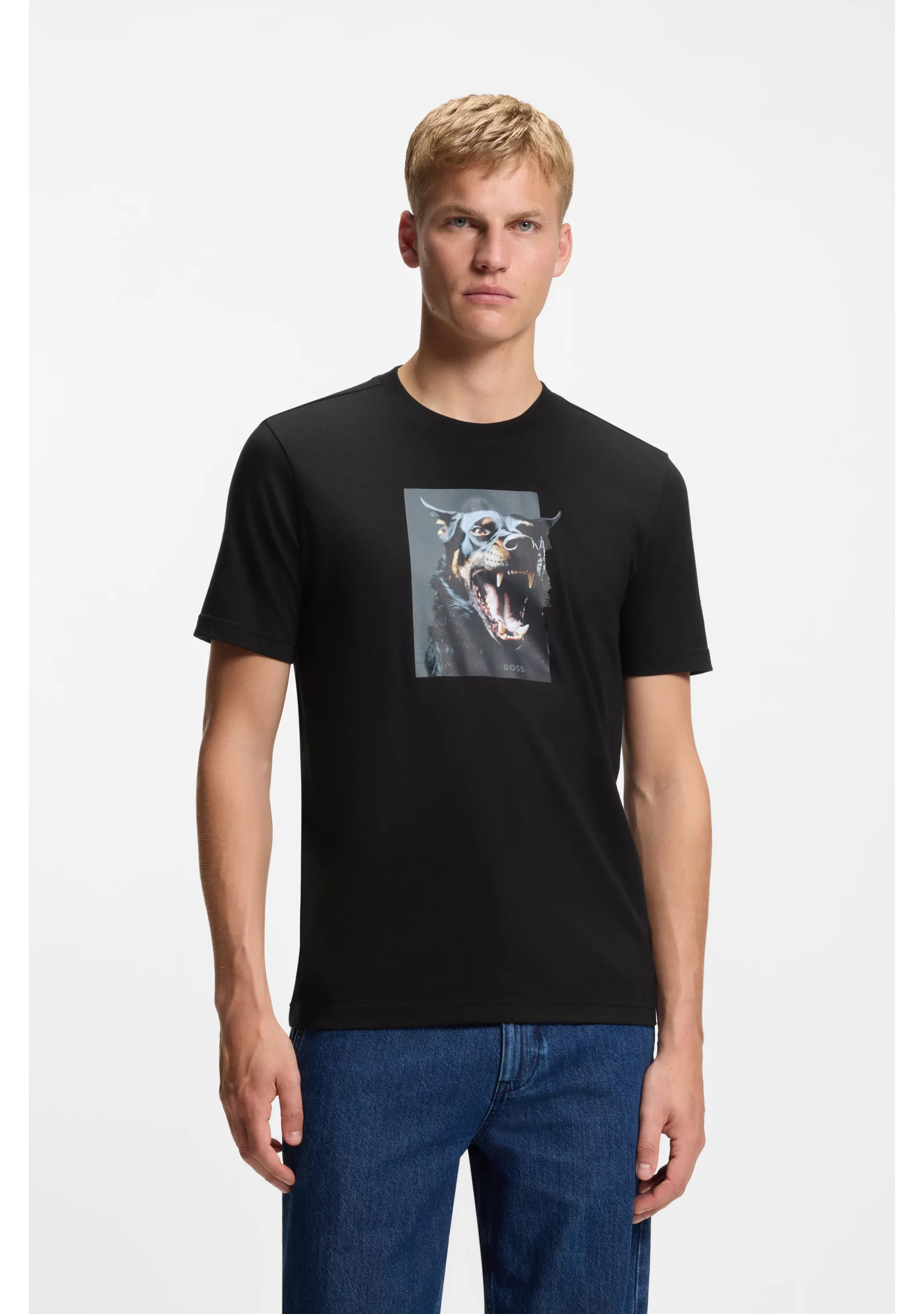 hbeu50558965_001_350 Cotton-jersey T-shirt with animal artwork - Image 1