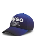 Cotton-twill cap with 3D embroidered logo