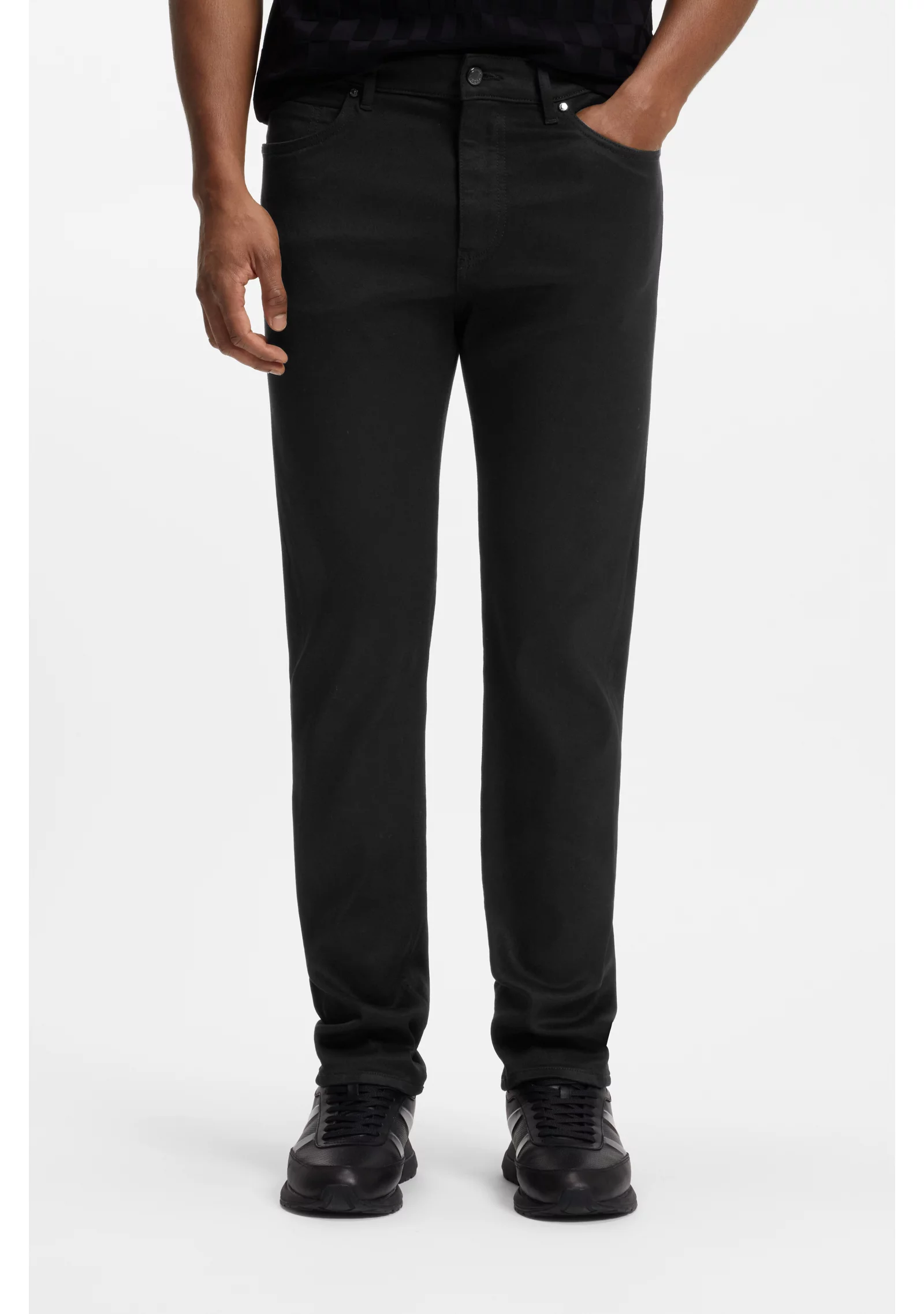 hbeu50560463_001_350 Porsche x BOSS tapered-fit trousers in stretch denim - Image 1