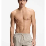 Printed swim shorts in quick-dry fabric