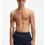 Swim shorts with Double B monogram trim