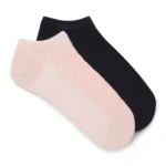 Two-pack of ankle-length cotton-blend socks
