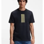 Cotton-jersey T-shirt with logo artwork