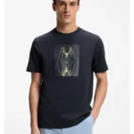 Cotton-jersey T-shirt with printed artwork