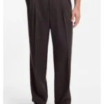 Oversized-fit trousers in draped twill