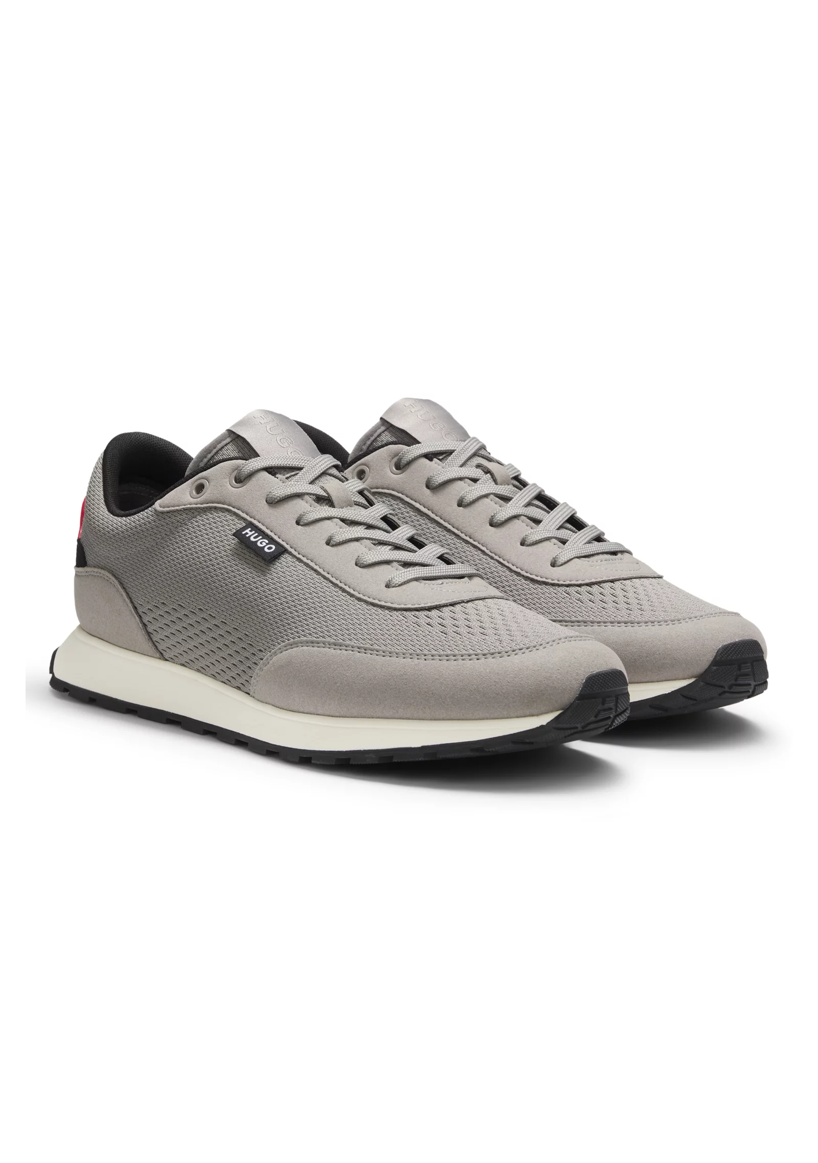 hbeu50563472_065_200 Knitted-upper trainers with logo flag - Image 1