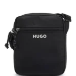 Crossbody bag with contrast logo