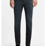 Delaware Slim-fit jeans with contrast stitching