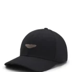 BOSS x ASTON MARTIN cap with suede wing badge