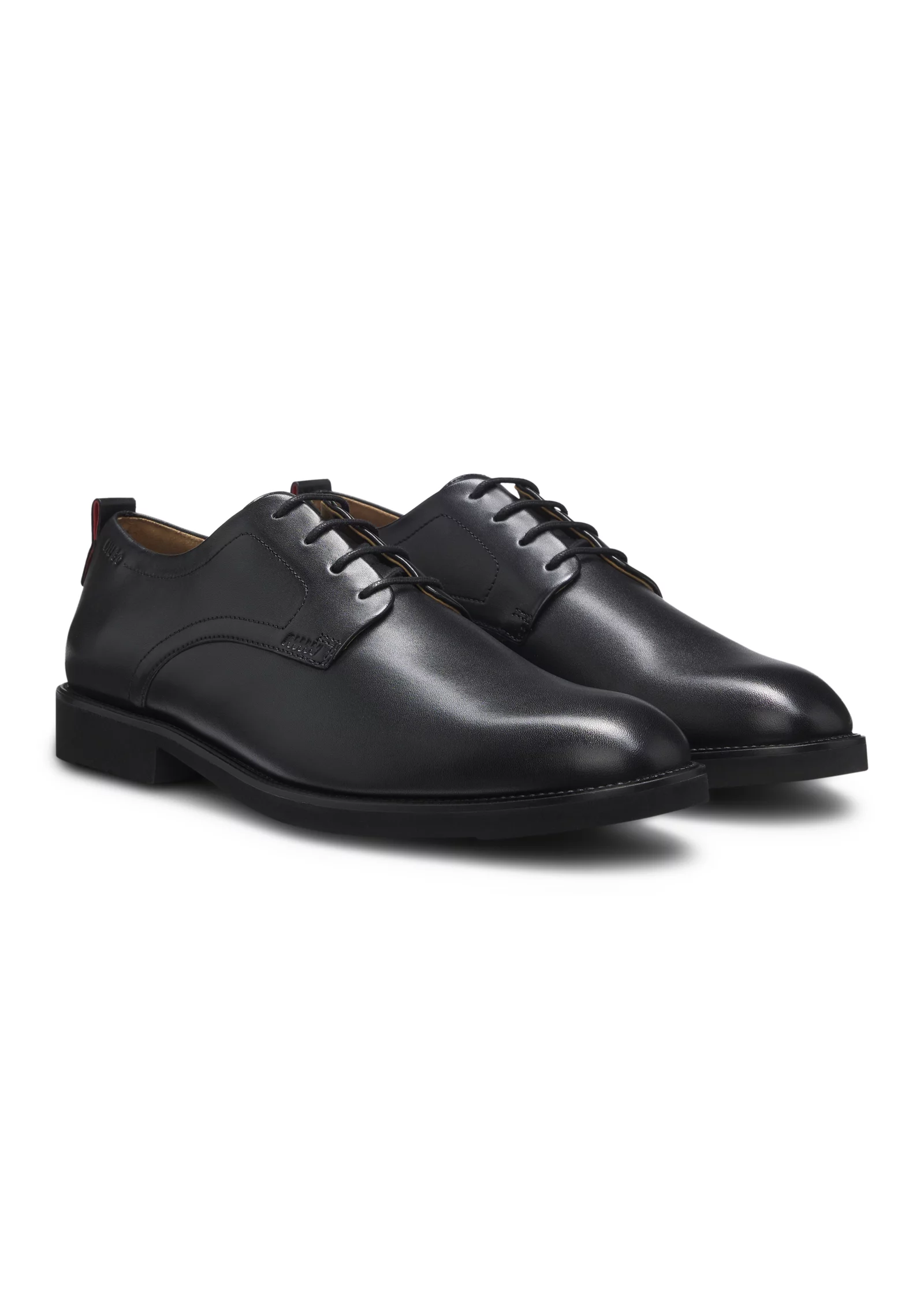 hbeu50567759_001_200 Leather Derby shoes with embossed logo - Image 1
