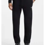 Drawstring trousers in cotton-blend jersey