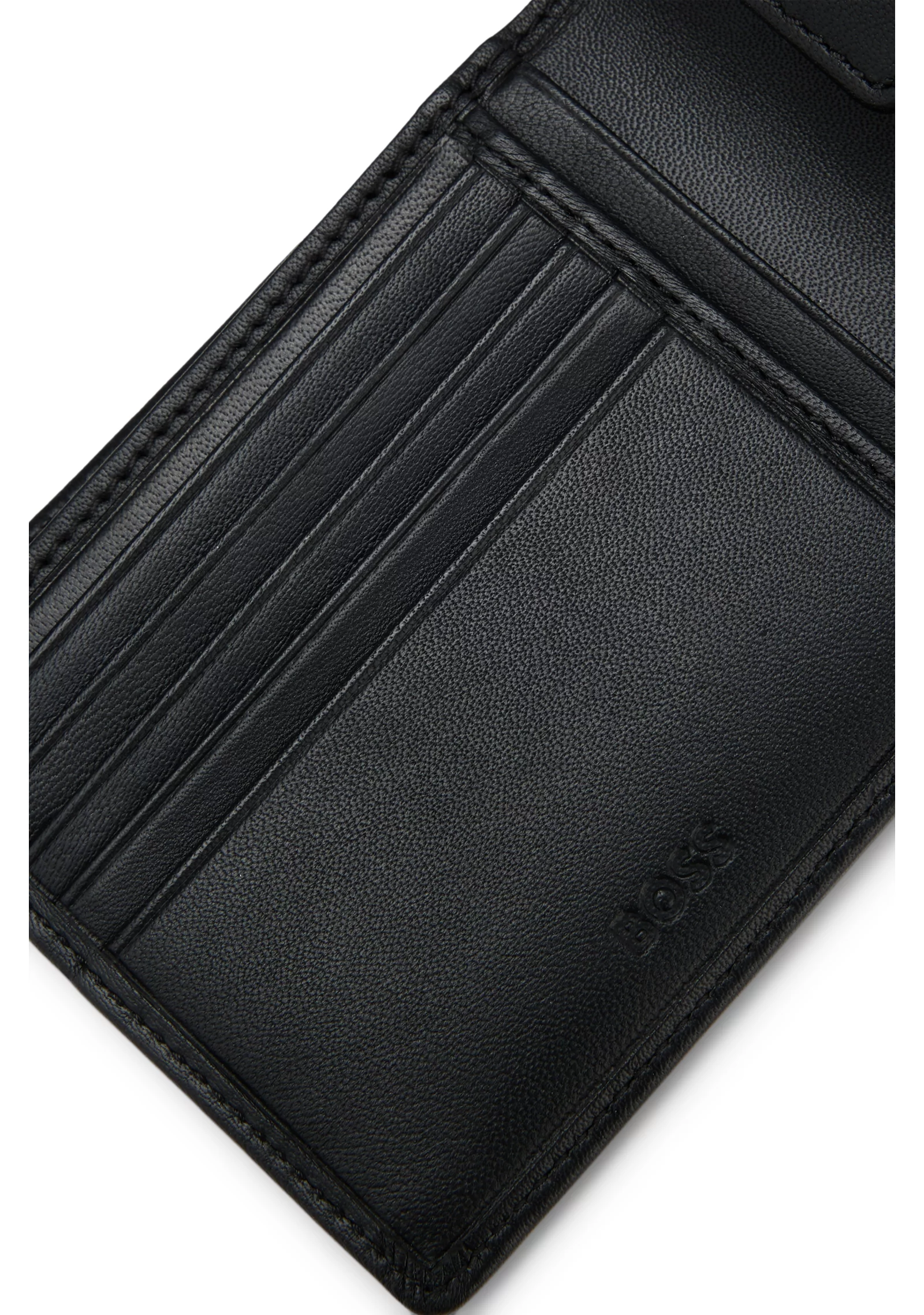 hbeu50470459_001_241 Bifold wallet in micro-grained leather with embossed logo - Image 1