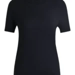 Knit t-shirt in merino wool