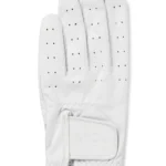 Perforated glove in nappa leather with riptape closure