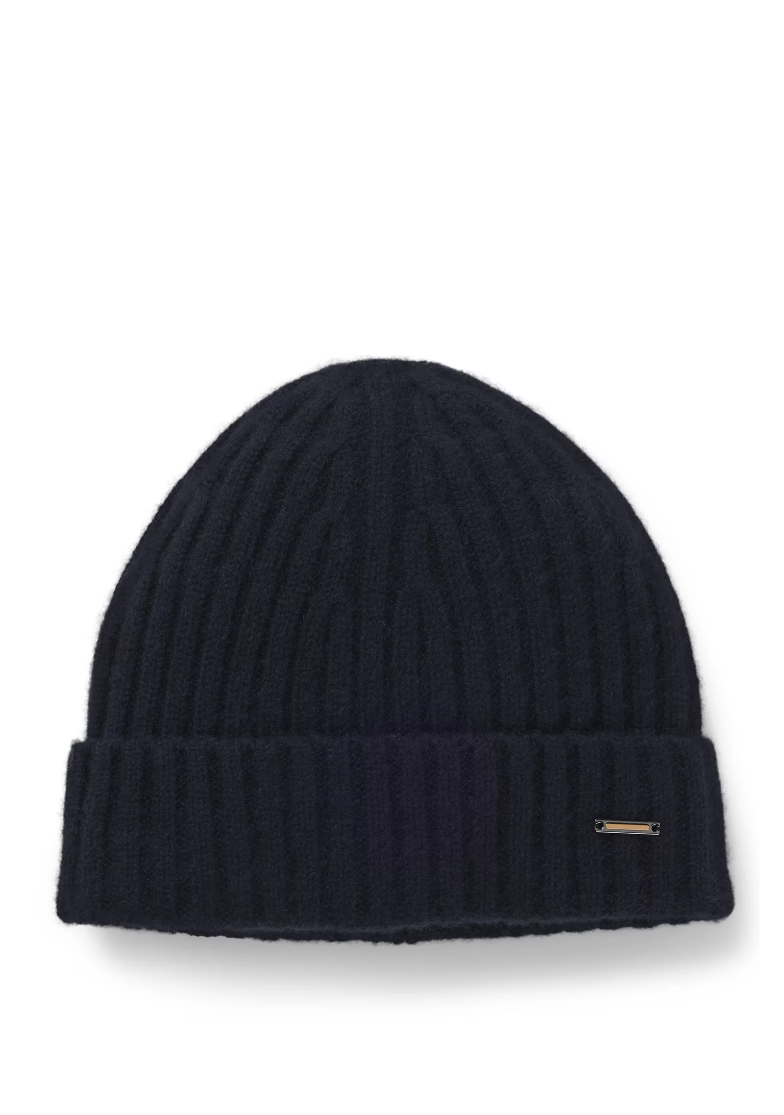 hbeu50551001_404_200 Ribbed beanie hat in cashmere - Image 1
