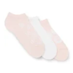 Three-pack of ankle-length socks with logo details