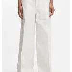 Relaxed-fit trousers in cotton canvas