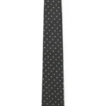 Silk tie with micro paisley pattern