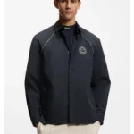 Relaxed-fit overshirt with water-repellent finish