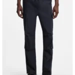 Cargo trousers in mercerised cotton with a straight fit
