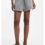 Relaxed-fit shorts in cotton terry with embossed logo