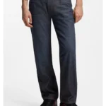 HUGO x RB regular-fit jeans in blue denim