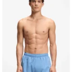 Swim shorts with repeat logos