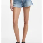 Regular-fit shorts in blue denim