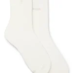 Two-pack of regular-length socks with logo details